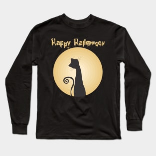 Happy Halloween cat Long Sleeve T-Shirt